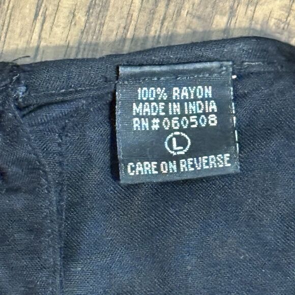 Angie Tank Women’s Large Heavy Beaded Black Sequined - Picture 3 of 6